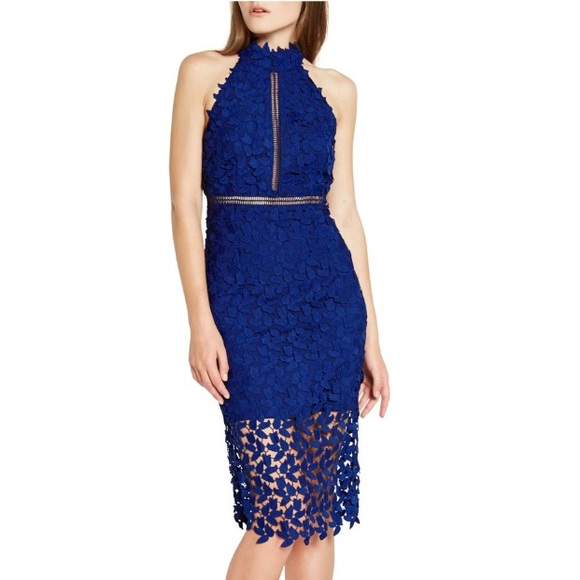 NWT Bardot Gemma Dress Royal Blue - Picture 1 of 9